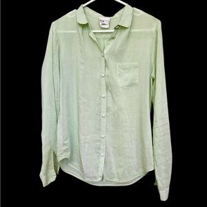 Forte-Forte Silk/Cotton Sheer Button Up